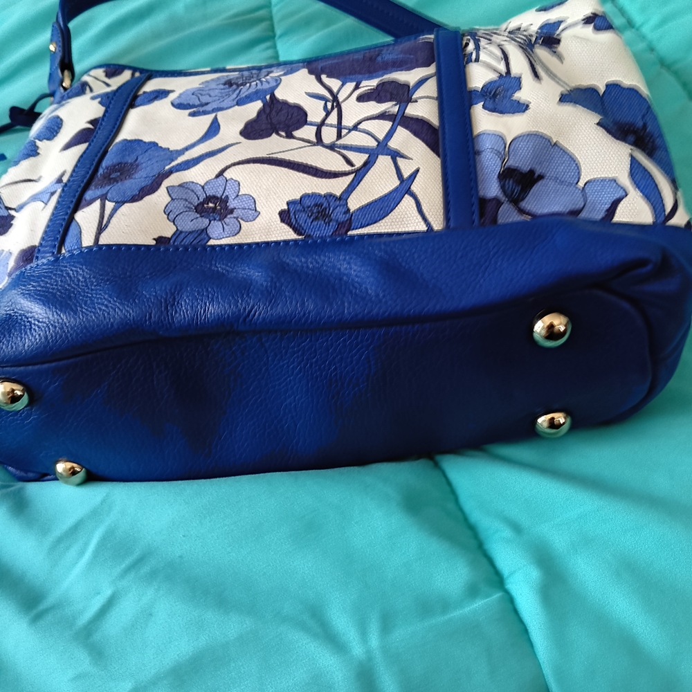 Blue Floral Women's Bag